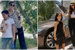 Gaya outfit 8 ratu antagonis momong anak, Alice Norin tampil serasi