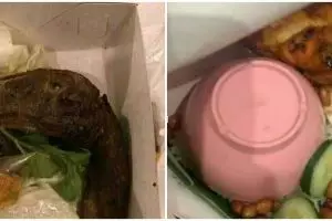 20 Penampakan lucu isi nasi kotak ini bikin kenyang otomatis