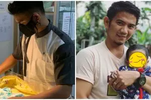 Jarang terekspos, ini 8 momen Rizki D'Academy saat momong anak