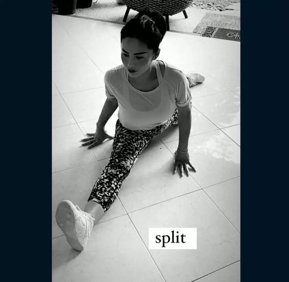 Potret Krisdayanti saat olahraga Instagram/@krisdayantilemos