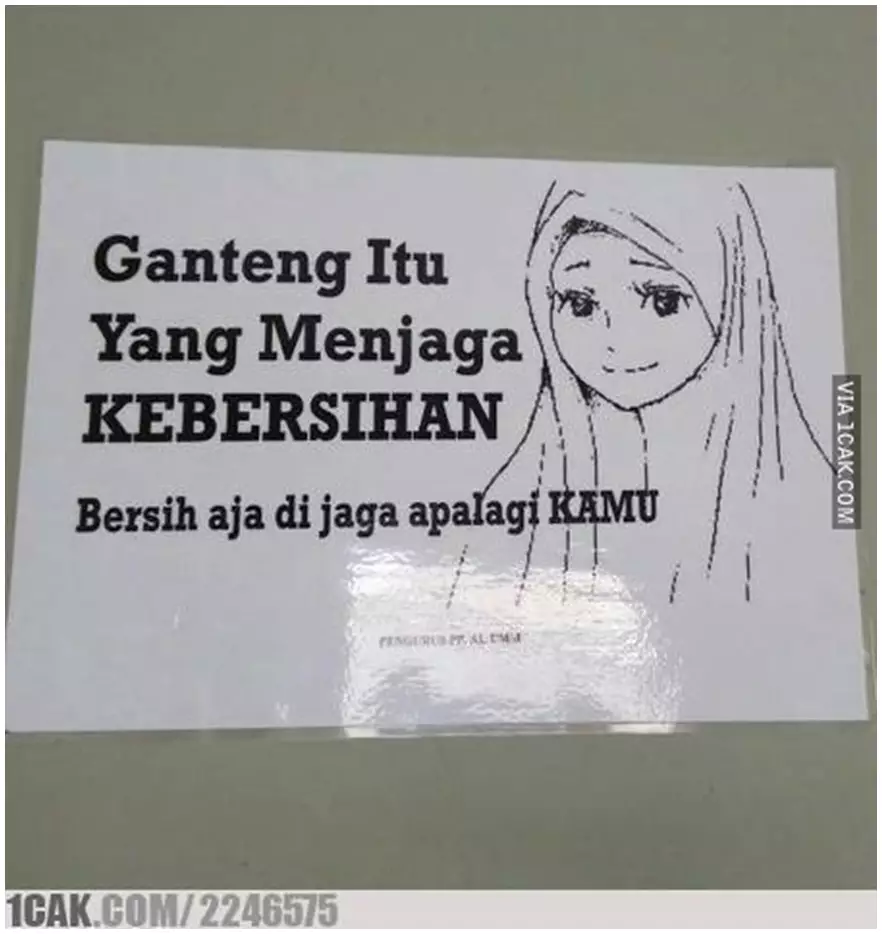 tulisan lucu ngingetin orang baper © 2021 1cak.com