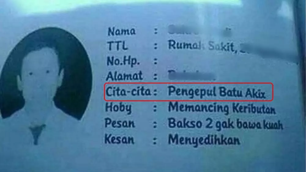Cita cita di buku tahunan © berbagai sumber