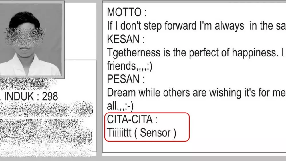 Cita cita di buku tahunan © berbagai sumber