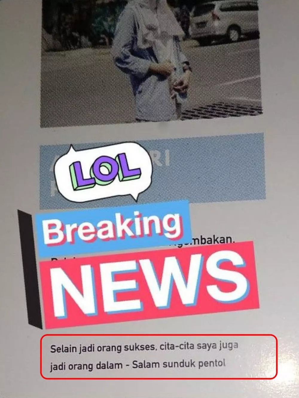 Cita cita di buku tahunan © berbagai sumber