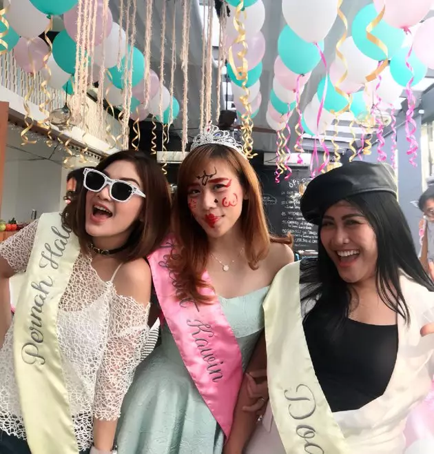Potret bridal shower 8 mantan personel girlband © berbagai sumber