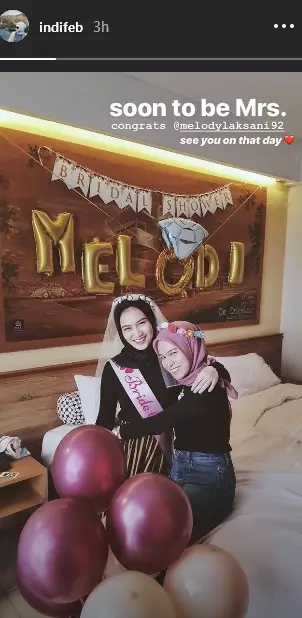 Potret bridal shower 8 mantan personel girlband © berbagai sumber