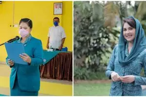 Jadi istri kepala daerah, ini pesona 8 seleb berseragam PKK