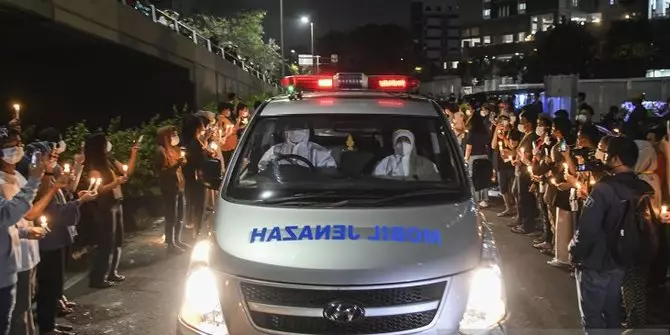 pelepasan jenazah nakes covid Berbagai sumber