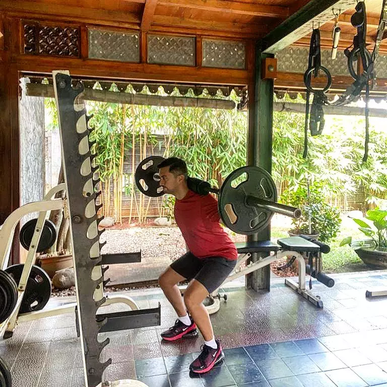 ruang gym Anjasmara © Instagram