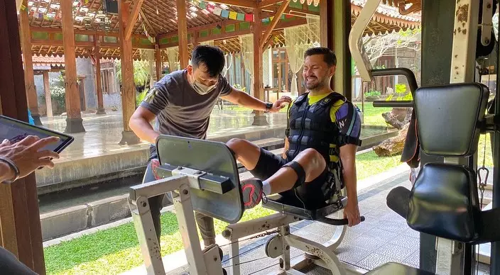 ruang gym Anjasmara © Instagram