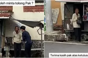 Viral, kakek penjual bensin bantu pemuda dengan ikhlas ini tuai pujian