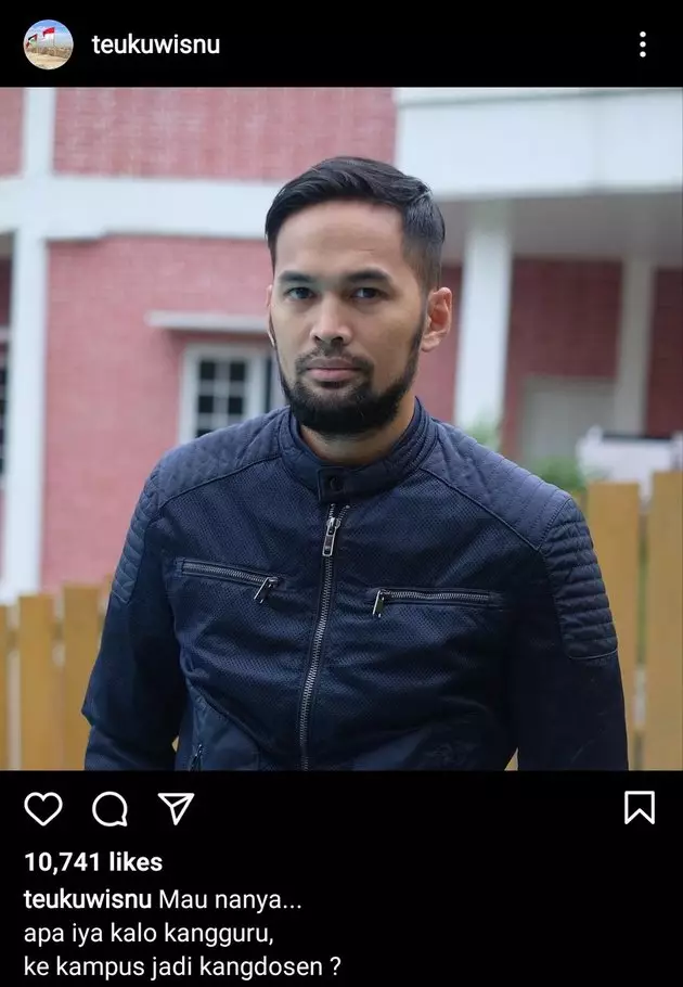 Teuku Wisnu jokes bapak-bapak  © 2021 brilio.net Instagram Teuku Wisnu jokes bapak-bapak  © 2021 brilio.net Instagram