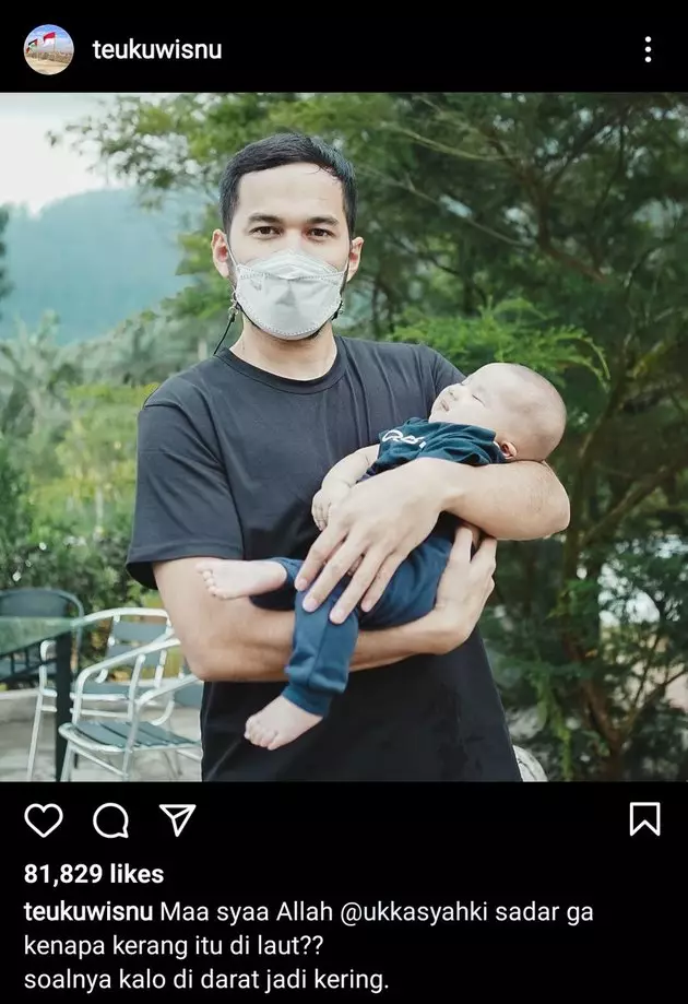 Teuku Wisnu jokes bapak-bapak  © 2021 brilio.net Instagram Teuku Wisnu jokes bapak-bapak  © 2021 brilio.net Instagram