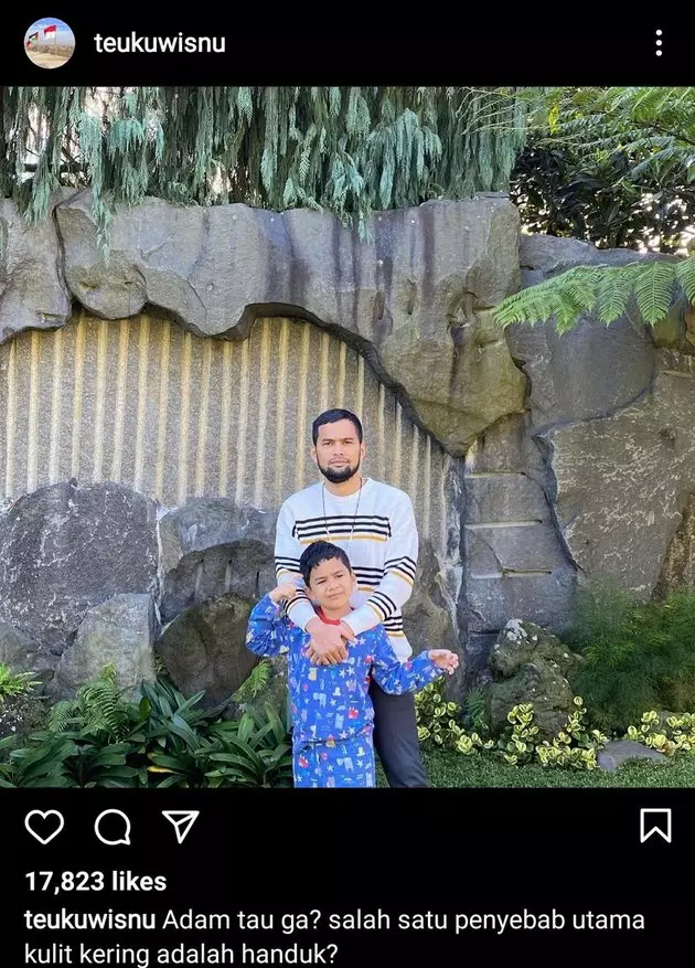 Teuku Wisnu jokes bapak-bapak  © 2021 brilio.net Instagram Teuku Wisnu jokes bapak-bapak  © 2021 brilio.net Instagram