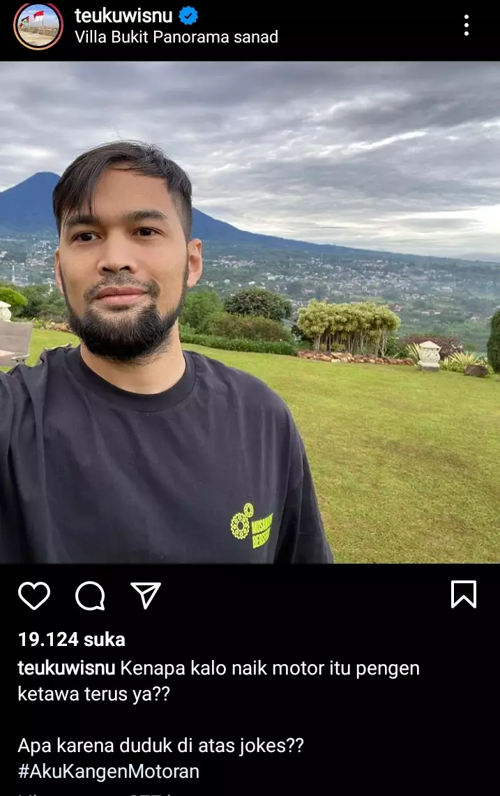 Teuku Wisnu jokes bapak-bapak  © 2021 brilio.net Instagram Teuku Wisnu jokes bapak-bapak  © 2021 brilio.net Instagram