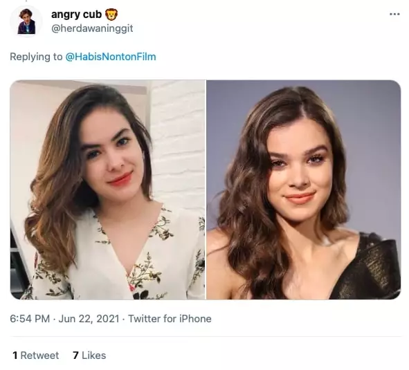 Cocoklogi aktris Indonesia dan manca © Twitter Cocoklogi aktris Indonesia dan manca © Twitter