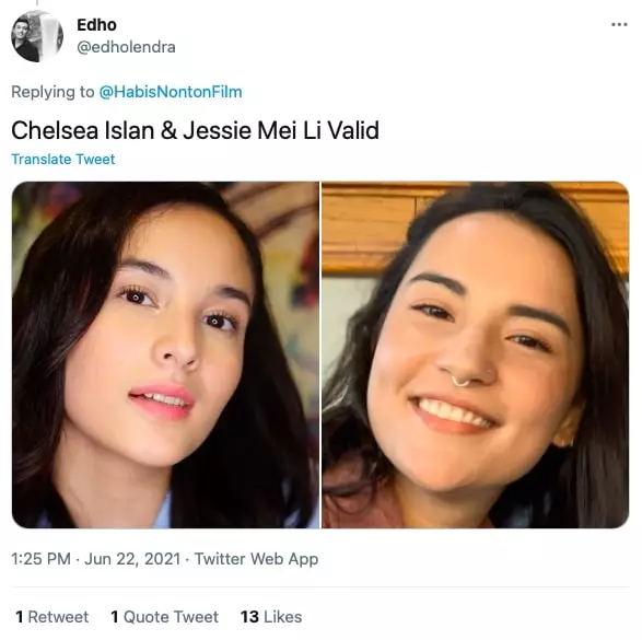 Cocoklogi aktris Indonesia dan manca © Twitter Cocoklogi aktris Indonesia dan manca © Twitter