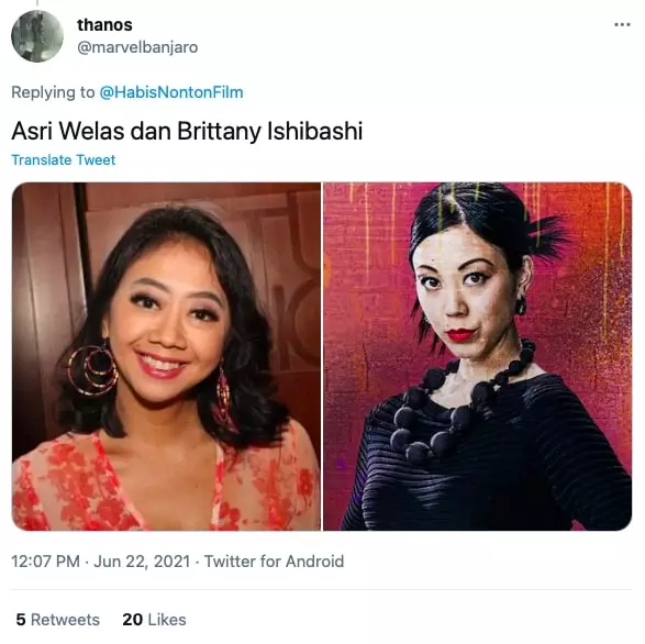 Cocoklogi aktris Indonesia dan manca © Twitter Cocoklogi aktris Indonesia dan manca © Twitter