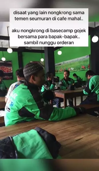 Driver Ojol kini jadi pengusaha © TikTok/@indrasatriamaulana Driver Ojol kini jadi pengusaha © TikTok/@indrasatriamaulana