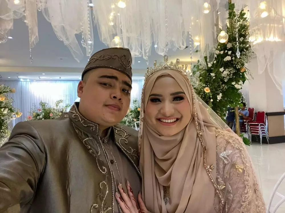 Momen resepsi Ameer Azzikra © 2021 brilio.net