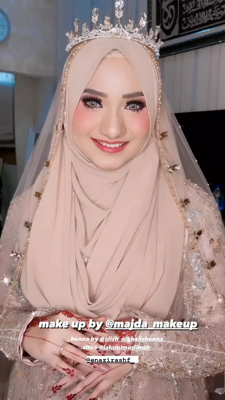 Momen resepsi Ameer Azzikra © 2021 brilio.net