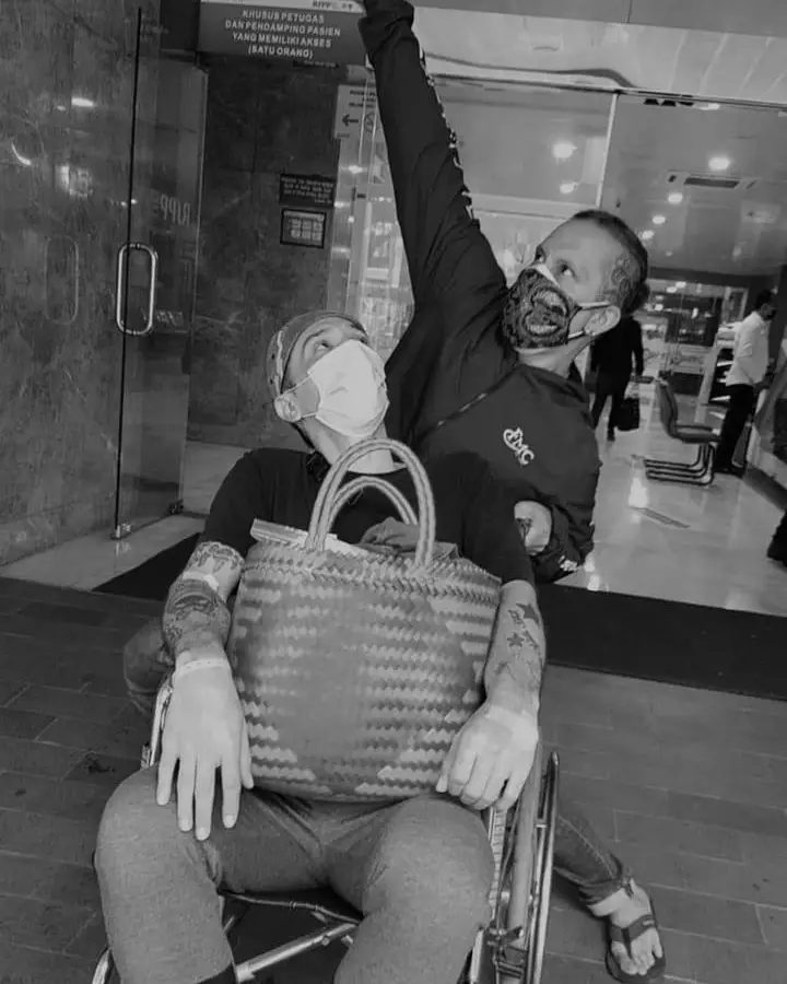 Momen Gary Iskak pulang ke rumah © 2021 brilio.net