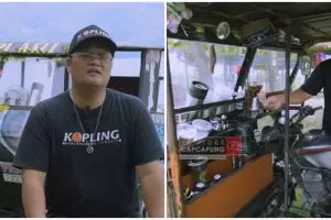 Sukses di luar negeri, pria ini pilih jual kopi pakai becak di kampung