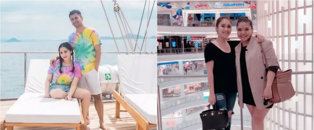 Beda gaya Nagita Slavina dan Ayu Ting Ting saat kenakan kaus © 2021 brilio.net Beda gaya Nagita Slavina dan Ayu Ting Ting saat kenakan kaus © 2021 brilio.net