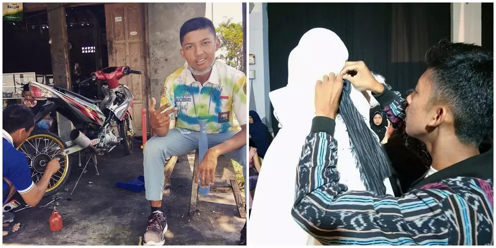 lulusan smk otomotif jadi fashion desainer © 2021 Instagram