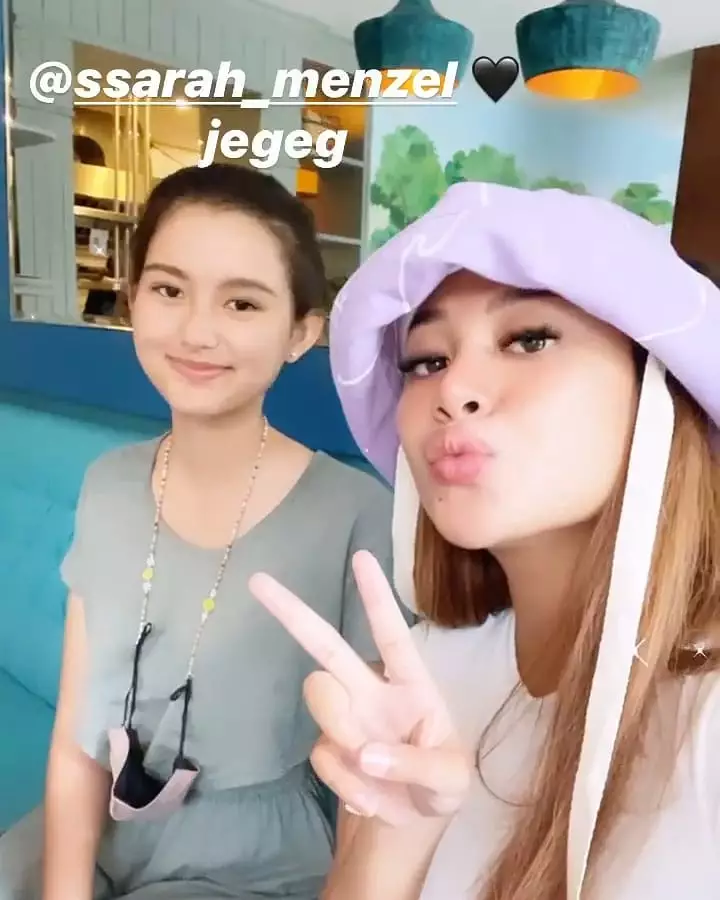 Aurel dan Sarah Menzel © Instagram