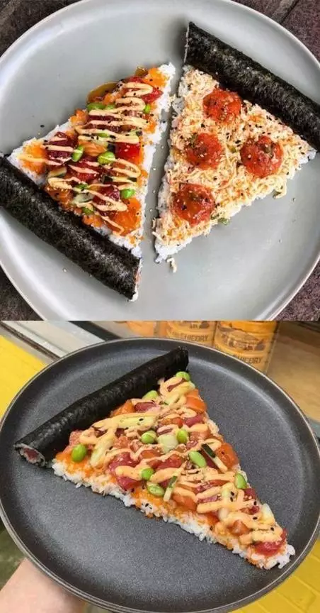 Cara lucu makan sushi © 1cak.com Cara lucu makan sushi © 1cak.com