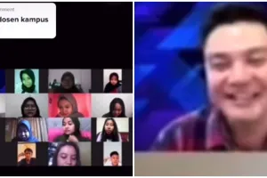 Reaksi dosen dengar jawaban mahasiswi saat kuliah online ini kocak