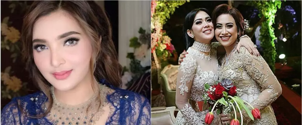 Beda gaya Syahrini dan Asyanty saat kondangan © 2021 brilio.net