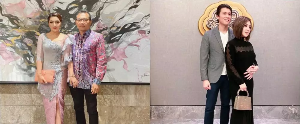 Beda gaya Syahrini dan Asyanty saat kondangan © 2021 brilio.net