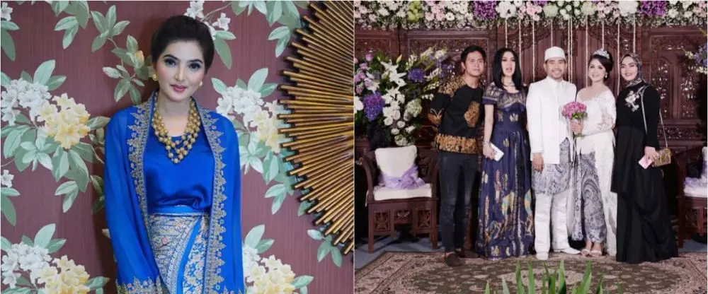 Beda gaya Syahrini dan Asyanty saat kondangan © 2021 brilio.net