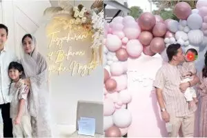 8 Potret dekorasi tasyakuran kehamilan YouTuber, penuh hiasan bunga