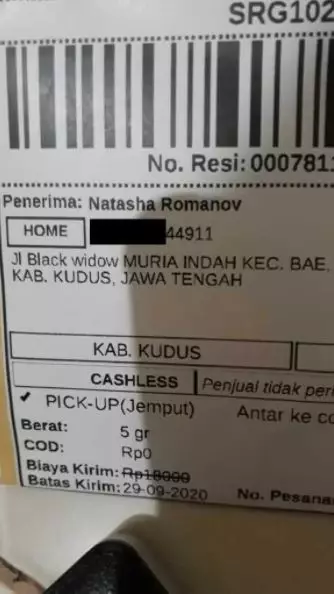 penerima paket pakai karakter lucu © 2021 twitter.com penerima paket pakai karakter lucu © 2021 twitter.com