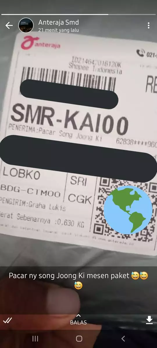 penerima paket pakai karakter lucu © 2021 twitter.com penerima paket pakai karakter lucu © 2021 twitter.com