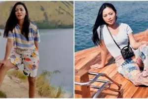 10 Potret liburan Rachel Vennya di Labuan Bajo, naik kapal pesiar