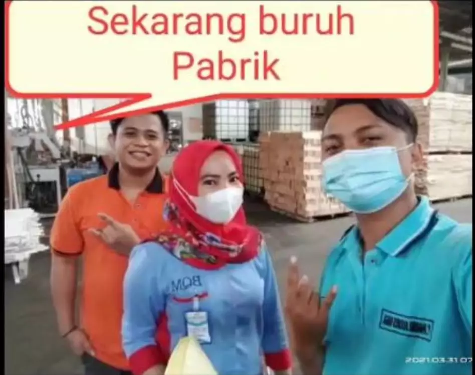 mantan istri kades jadi buruh © TikTok