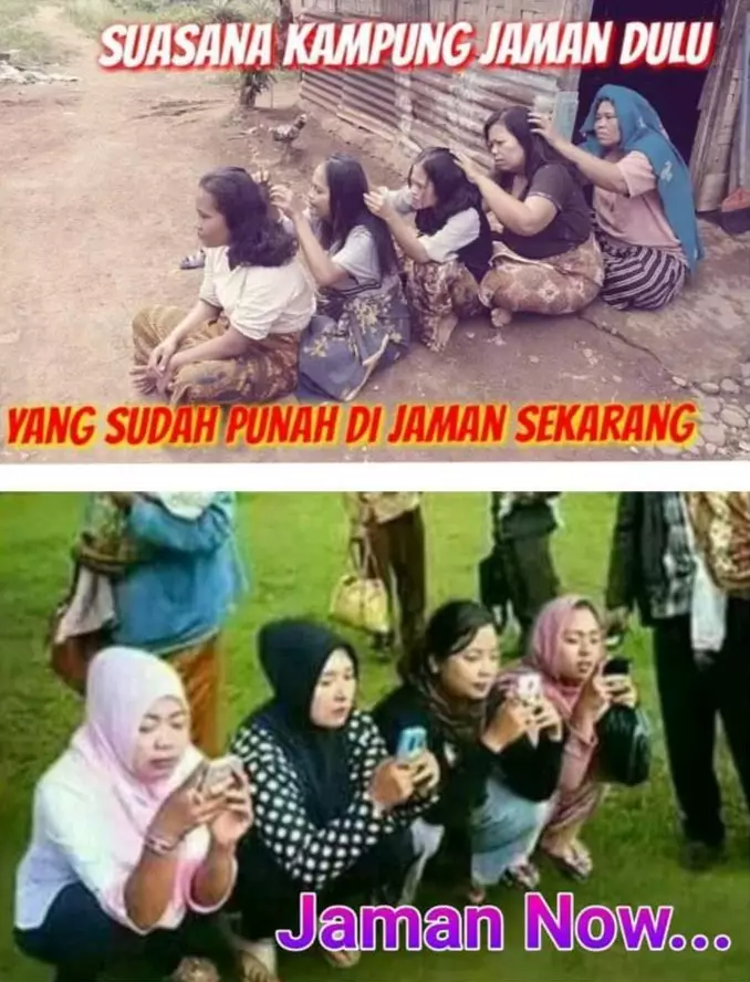 emak-emak nongkrong © 2021 berbagai sumber