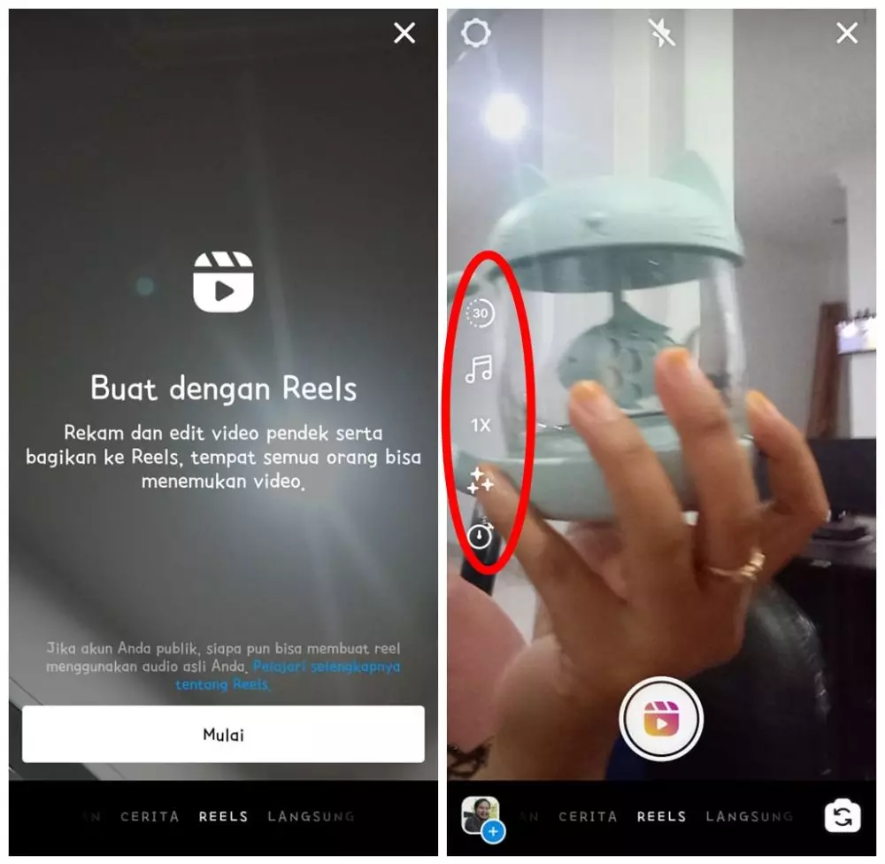 Cara menggunakan Instagram Reels © 2021 brilio.net Cara menggunakan Instagram Reels © 2021 brilio.net