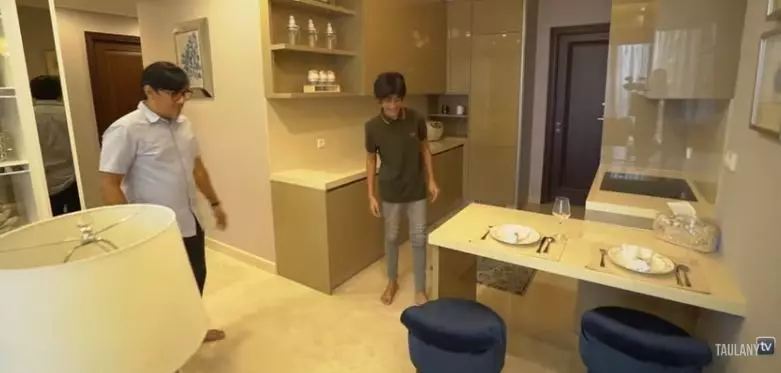 Potret apartemen Kenzy © YouTube/TAULANY TV