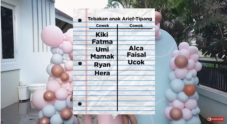 momen baby shower istri arief muhammad © YouTube momen baby shower istri arief muhammad © YouTube