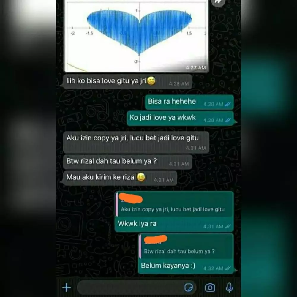 chat lucu minta saran ke teman © 2021 instagram.com