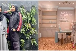 6 Potret kantor baru Zaskia dan Shireen Sungkar, bernuansa pastel