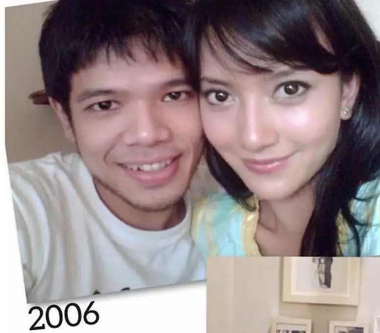 vokalis dan istri zaman pacaran © Instagram