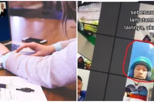 Aksi mahasiswa kuliah online sambil ngojek, didoakan lulus cumlaude