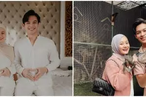 8 Potret maternity shoot Dinda Hauw dan suami, wajahnya curi perhatian