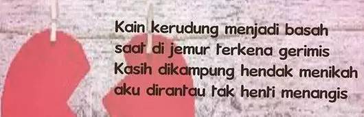 Pantun ditinggal nikah mantan © 2021 brilio.net